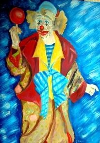 Peinture intitulée "clowjour.jpg" par Giorgio, Œuvre d'art originale