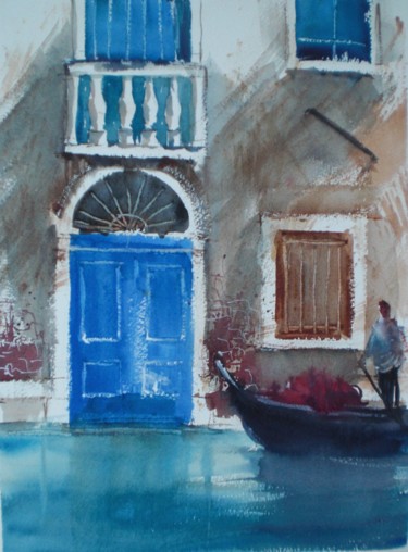 Peinture intitulée "Venice 33" par Giorgio Gosti, Œuvre d'art originale, Aquarelle