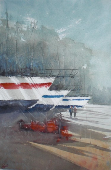 shipyard 5 53x35x1 cm ©2018 by Giorgio Gosti