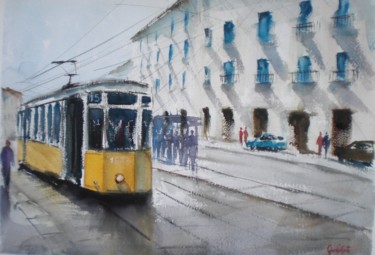 tram in Milan 6 35x50x1 cm ©2018 by Giorgio Gosti