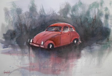beetle car 2 32x46x1 cm ©2018 by Giorgio Gosti