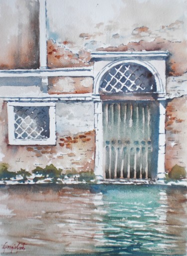 Peinture intitulée "Venice 56" par Giorgio Gosti, Œuvre d'art originale, Aquarelle