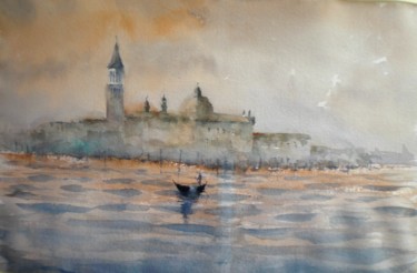 Painting titled "Venice 81 #ArtistSu…" by Giorgio Gosti, Original Artwork, Watercolor