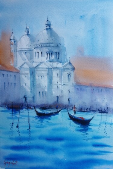 Pintura intitulada "Venice 119" por Giorgio Gosti, Obras de arte originais, Aquarela