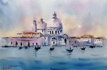 "Venice 120" başlıklı Tablo Giorgio Gosti tarafından, Orijinal sanat, Suluboya