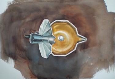 Painting titled "coffee is ready" by Giorgio Gosti, Original Artwork, Watercolor
