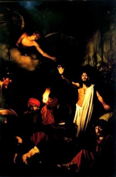 Painting titled "Resurrezione" by Giorgio Salmoiraghi, Original Artwork