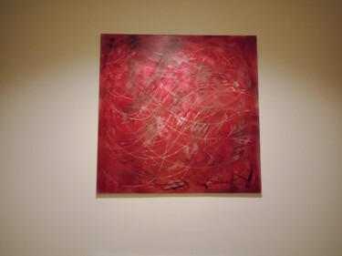 Painting titled "Red feelings,Red wo…" by Giorgio Sciarretta, Original Artwork, Acrylic