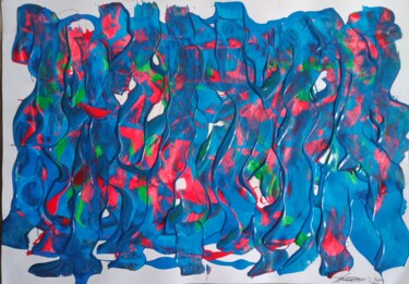 Peinture intitulée "WAVES OF LIFE...MY…" par Giorgio Sciarretta, Œuvre d'art originale, Acrylique