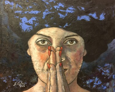 Pintura intitulada "Grazie perché" por Giosi Costan, Obras de arte originais, Óleo