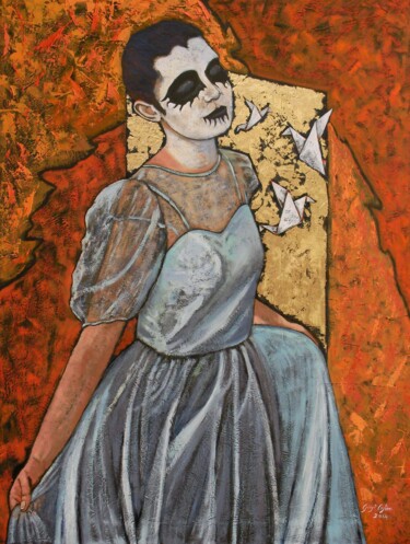 Pittura intitolato "Apparente realtà" da Giosi Costan, Opera d'arte originale, Olio