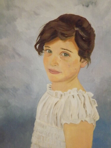 Painting titled "Laura" by Giosi Costan, Original Artwork, Oil