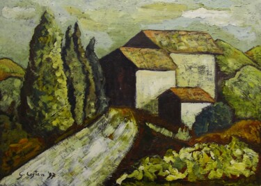 Malarstwo zatytułowany „Sentiero” autorstwa Giosi Costan, Oryginalna praca, Olej