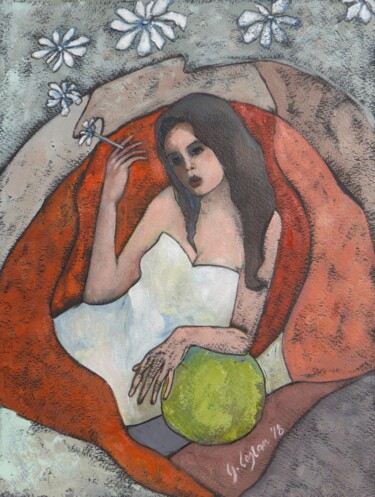 Malarstwo zatytułowany „Primavera” autorstwa Giosi Costan, Oryginalna praca, Olej