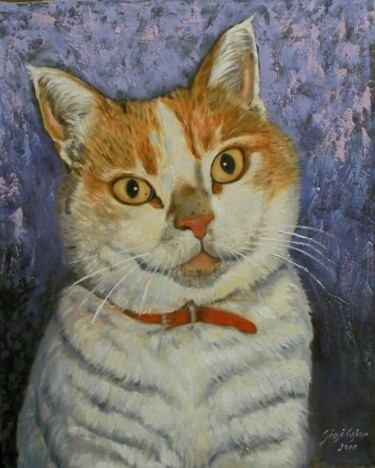 Painting titled "Mizzy" by Giosi Costan, Original Artwork, Oil