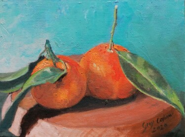 Painting titled "CLEMENTINE" by Giosi Costan, Original Artwork, Oil