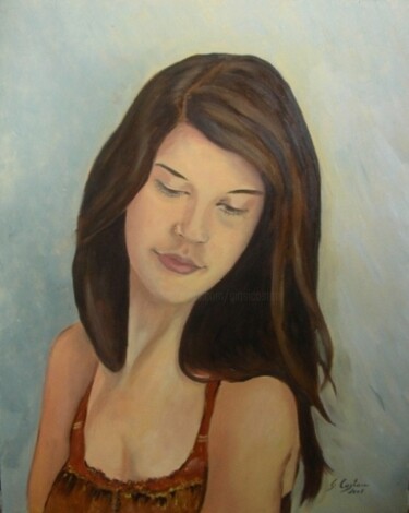 Painting titled "Sonia" by Giosi Costan, Original Artwork, Oil