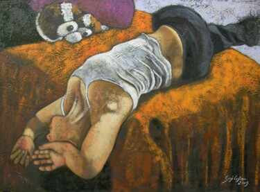 Pintura titulada "Risveglio" por Giosi Costan, Obra de arte original, Oleo