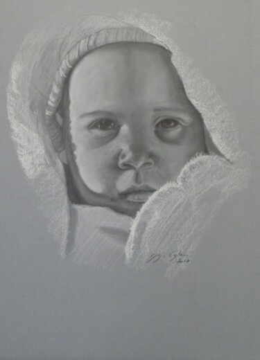 Painting titled "Baby" by Giosi Costan, Original Artwork, Oil