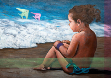 Pintura titulada "Incanto marino" por Giosi Costan, Obra de arte original, Oleo