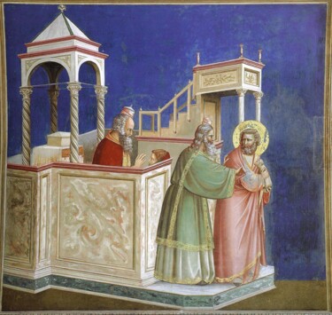 Ζωγραφική με τίτλο "La légende de Saint…" από Giotto, Αυθεντικά έργα τέχνης, Λάδι