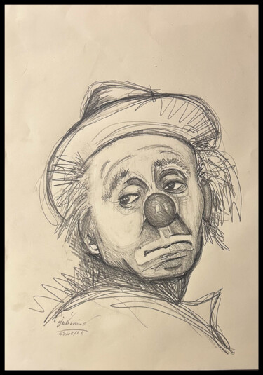 Drawing titled "Portrait of a moder…" by Giovanni.D, Original Artwork, Pencil