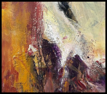 Pintura titulada "dans le chaos l’émo…" por Giovanni.D, Obra de arte original, Acrílico Montado en Bastidor de camilla de ma…