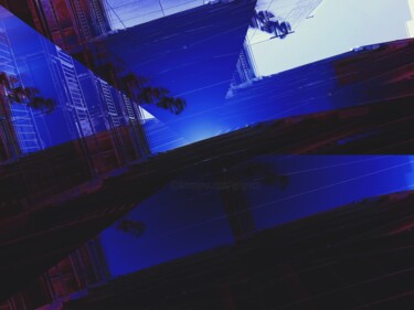 「Geometrie in blu」というタイトルの写真撮影 Giovanni Grecoによって, オリジナルのアートワーク, デジタル