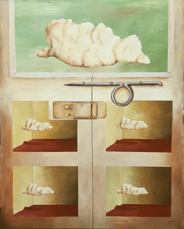 Peinture intitulée "Nella ricerca dell'…" par Giovanni Greco, Œuvre d'art originale, Huile