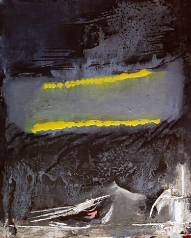 Картина под названием "Interno interattivo…" - Giovanni Greco, Подлинное произведение искусства, Эмаль