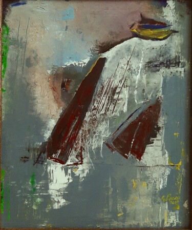 Malerei mit dem Titel "I tempi che durano…" von Giovanni Greco, Original-Kunstwerk, Acryl
