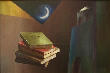Pintura titulada "La verità silente" por Giovanni Greco, Obra de arte original, Oleo