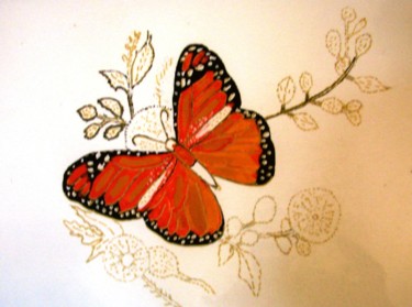 Peinture intitulée "papillon-dsc07703.j…" par Giovanni Rizzo, Œuvre d'art originale