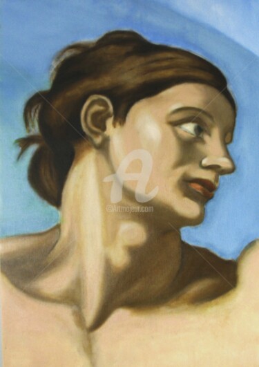 Painting titled "Adamo" by Giovanni Perdicchia, Original Artwork