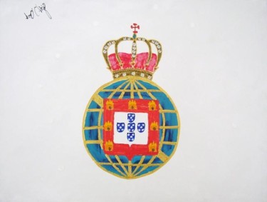 Peinture intitulée "Bandeira do Reino U…" par Giov. D' And., Œuvre d'art originale