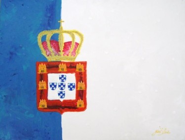 Painting titled "Bandeira do Regime…" by Giov. D' And., Original Artwork