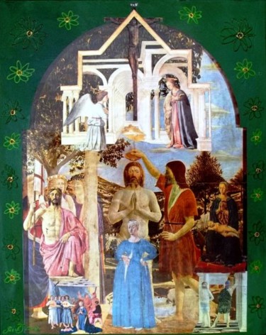 Pintura intitulada "A Vida de Cristo 2º…" por Giov. D' And., Obras de arte originais