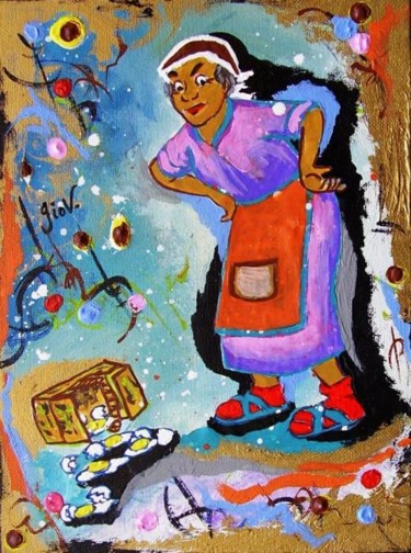 Pintura intitulada "Tia Nastácia e os O…" por Giov. D' And., Obras de arte originais
