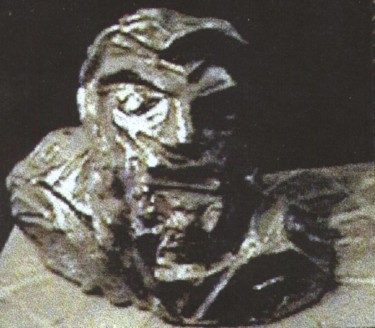 Skulptur mit dem Titel "Autorretrato" von Giov. D' And., Original-Kunstwerk, Bronze