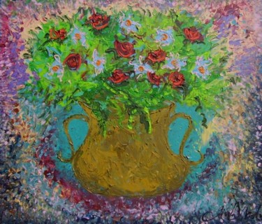Pittura intitolato "Poesia Floral" da Giov. D' And., Opera d'arte originale