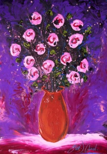 Painting titled "Composição Floral" by Giov. D' And., Original Artwork