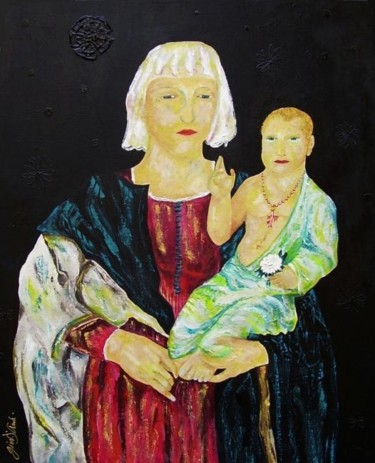 Pintura intitulada "Madonna di Senigall…" por Giov. D' And., Obras de arte originais
