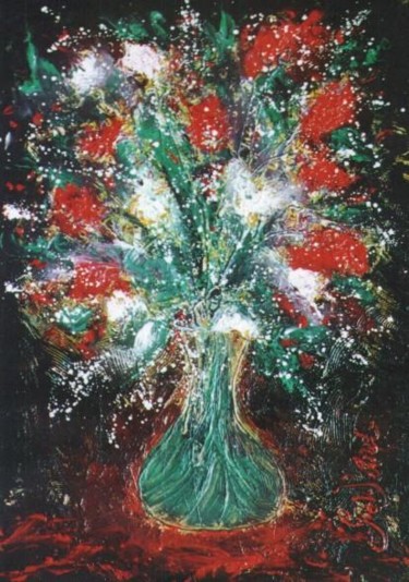 Pintura intitulada "Intensas Rosas." por Giov. D' And., Obras de arte originais