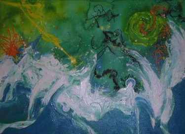 Painting titled "Oceano Onírico." by Giov. D' And., Original Artwork