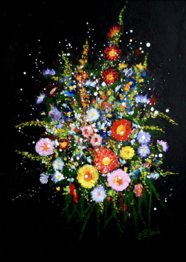 Peinture intitulée "Perfumes Compactados" par Giov. D' And., Œuvre d'art originale, Acrylique