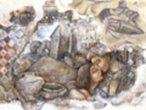 Pittura intitolato "INNAMORATI" da Giampiero Magrini, Opera d'arte originale