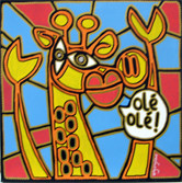 Peinture intitulée "oléolé" par Damien Deltour, Œuvre d'art originale