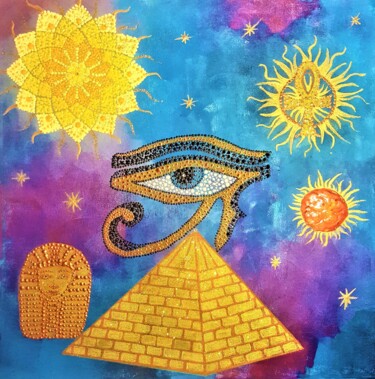 "Egyptian Magic" başlıklı Tablo Gisela Gonzalez tarafından, Orijinal sanat, Akrilik