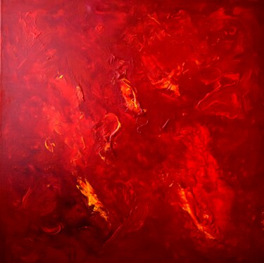Картина под названием "Lichtblicke" - Gisela Zimmermann, Подлинное произведение искусства, Акрил Установлен на Деревянная ра…