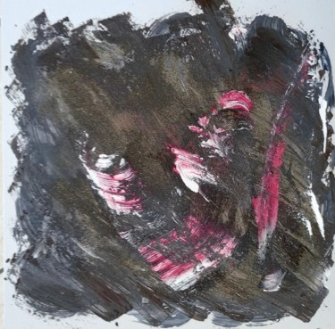 Картина под названием "Sans Titre (De quoi…" - Gisèle Dalla Longa, Подлинное произведение искусства, Акрил Установлен на Дер…